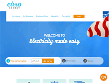 Tablet Screenshot of m.cirroenergy.com